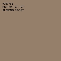 #957F6B - Almond Frost Color Image